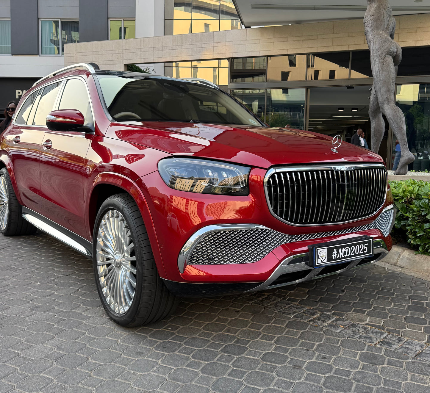GLS600 Maybach Burgundy