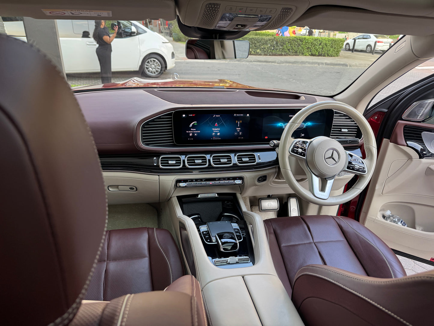 GLS600 Maybach Burgundy